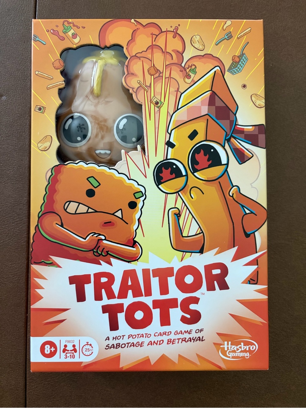 Hasbro Gaming Traitor Tots Party Card Game For Adults+Families Cards Chips+Rules